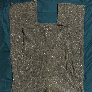 Sparkling Blue Sequin Jumpsuit